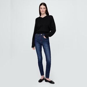 GAP Women's High Rise True Skinny Jeans Dark Wash Sz 32